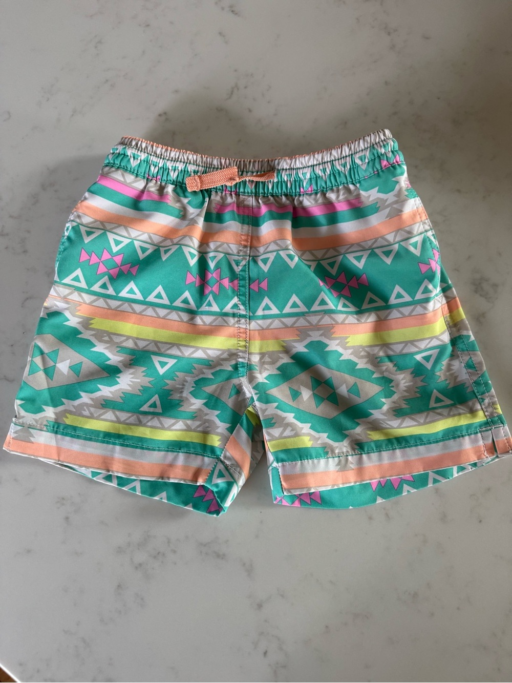 chubbies Kids Swim Trunks in Teal, Pink, Peach, Yellow, White